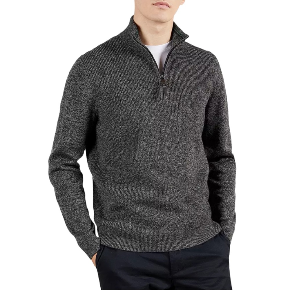 Knitted Ted Baker Zip up Sweater (S)